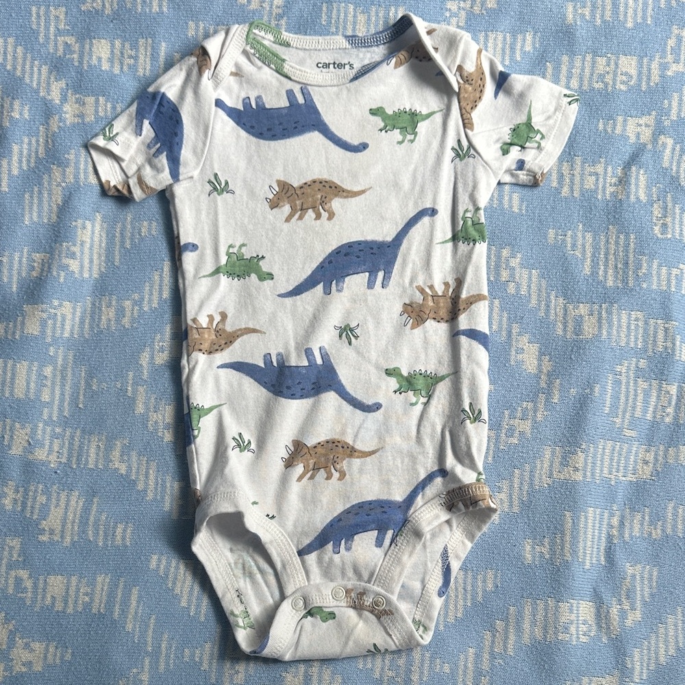 Carter's Dino Adventure Bodysuit - Blue, Green, Brown